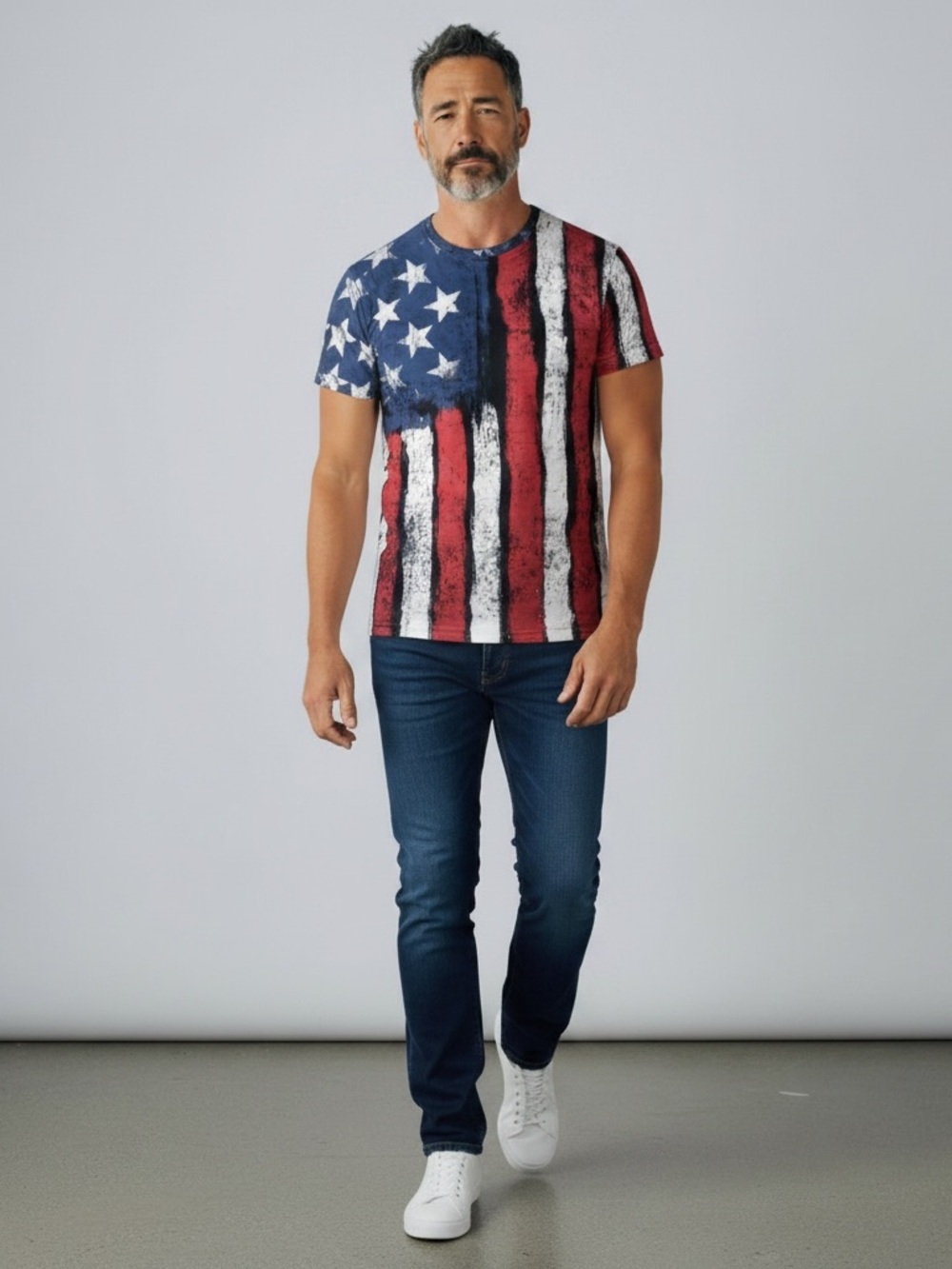 ODM "its about the Art" Patriotic Flag USA Tee